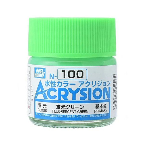 GNZN100 Acrysion N100 - Fluorescent Green (Semi-Gloss/Primary)