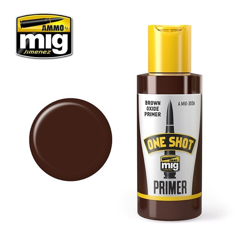 AMM2026 AMMO by Mig One Shot Primer - Brown Oxide Primer (60ml)