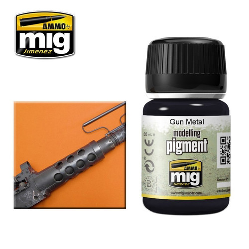 AMM3009 AMMO by Mig Modelling Pigment - Gun Metal