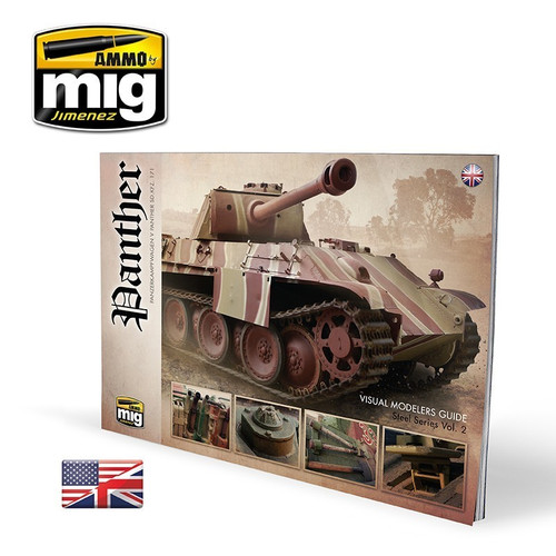 AMM6092 AMMO by Mig Camouflage Visual Modelers Guide Vol 2 - Panther