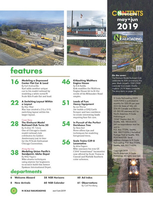 2019 May-June N Scale RailRoading Mag Issue 113