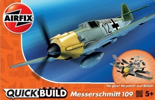 ARXJ6001  Airfix QUICK BUILD Messerschmitt Bf109e Plastic Model Kit ARXJ6001  Airfix QUICK BUILD Messerschmitt Bf109e Plastic Model Kit