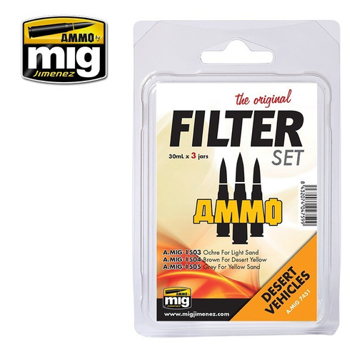 AMM7451 AMMO by Mig Filter Set - Desert Vehicles