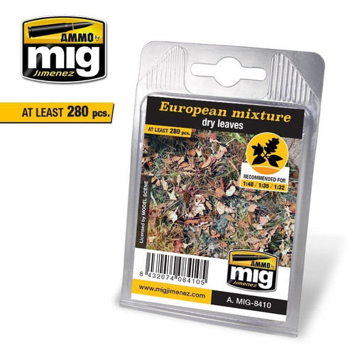 AMM8410 AMMO by Mig Leaves - European Mixtures / Dry Leaves