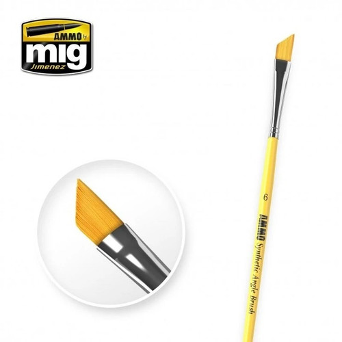 AMM8607 AMMO by Mig - #6 Synthetic Angle Brush