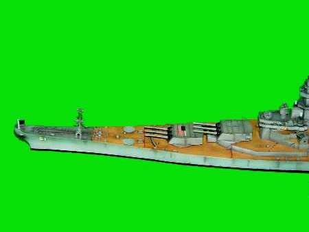 5701 U.S.S. Iowa BB61 Battleship 1/700