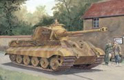 DML7558 King Tiger Henschel Tank 1/72