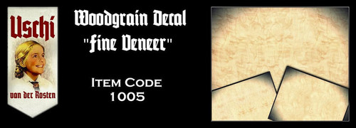 1005 Fine Veneer Plywood 1/72-1/48-1/32 Decal