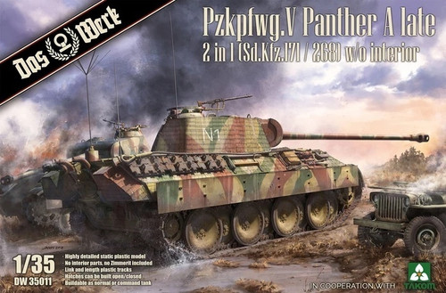 35011 Pz.Kpfw.V Panther A Late 2 in 1 with out Interior