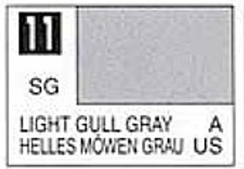 GNZC011  Semi-Gloss Light Gull Gray 10ml , GSI Mr. Color
