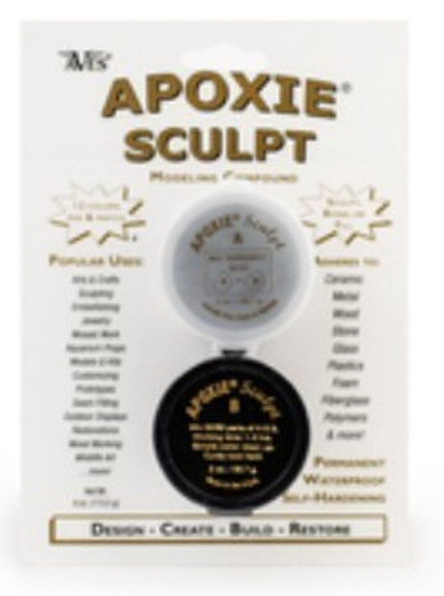 AVES APOXIE AVX-1308	Apoxie Sculpt Natural 2-Part Self-Hardening (Net wt. 4oz.)