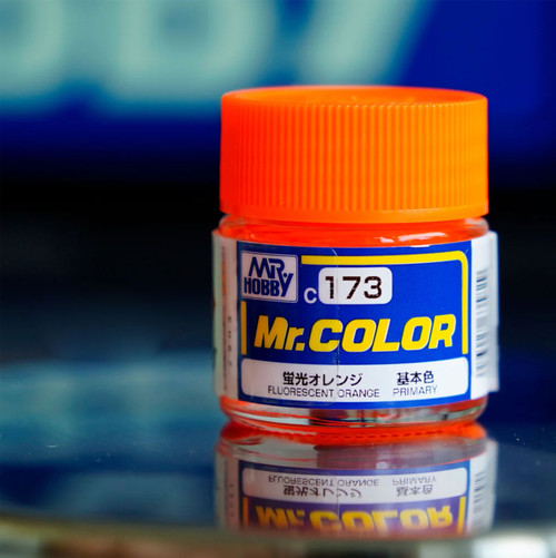 GNZC173 Mr Hobby Mr. Color 173 - Fluorescent Orange (Gloss/Primary) - 10ml