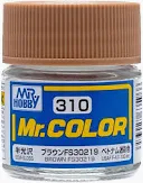 Mr. Color C310 4973028635966 Mr. Color 310 - Brown FS30219 (Semi-Gloss/Aircraft)