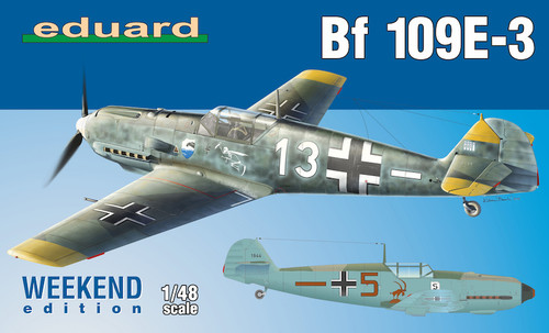 84157 Messerschmitt Bf-109E-3 Weekend edition kit 1/48