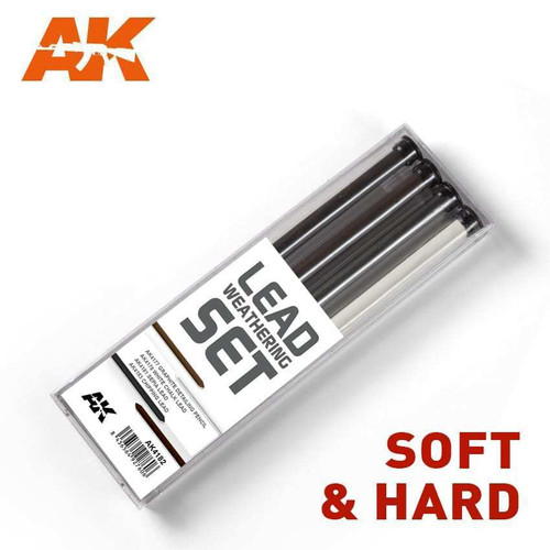 AKI4188  Lead Weathering Hard Pencil Set (4) AKI4188  Lead Weathering Hard Pencil Set (4)