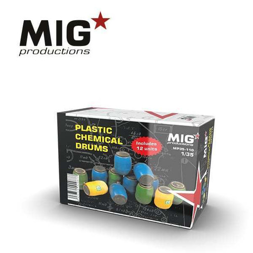 MP35110  PLASTIC CHEMICAL DRUM 1:35   Resins