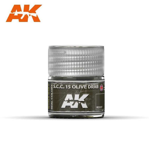 AKIRC37 Real Colors  SCC 15 Olive Drab Acrylic Lacquer Paint 10ml Bottle at MRS Hobby Shop, Sandy Utah, 84070 AKIRC37 Real Colors  SCC 15 Olive Drab Acrylic Lacquer Paint 10ml Bottle at MRS Hobby Shop, Sandy Utah, 84070