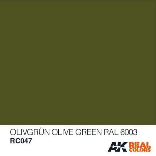 AKIRC47 Real Colors OLIVGRÜN - Olive Green RAL6003 Acrylic Lacquer Paint 10ml Bottle 8436564922809 AKIRC47 Real Colors OLIVGRÜN - Olive Green RAL6003 Acrylic Lacquer Paint 10ml Bottle 8436564922809
