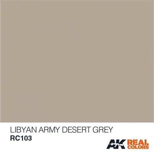(D) AKIRC103   Real Colors Libyan Army Desert Grey 10ml