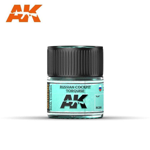 RC206 Real Colors  Russian Cockpit Turquoise Acrylic Lacquer Paint 10ml Bottle at MRS Hobby Shop, Sandy Utah, 84070 RC206 Real Colors  Russian Cockpit Turquoise Acrylic Lacquer Paint 10ml Bottle at MRS Hobby Shop, Sandy Utah, 84070