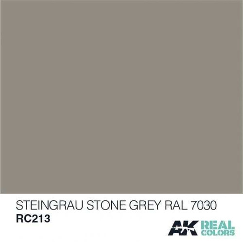 (D) AKIRC213   Real Colors Steingrau-Stone Grey RAL 7030 10ml