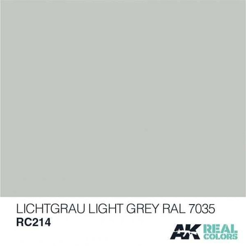 (D) AKIRC214   Real Colors Lichtgrau-Light Grey RAL 7035 10ml