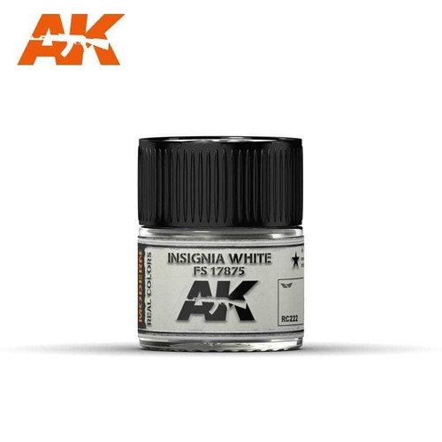 AKIRC222 Real Colors  Insignia White FS 17875 Acrylic Lacquer Paint 10ml Bottle
