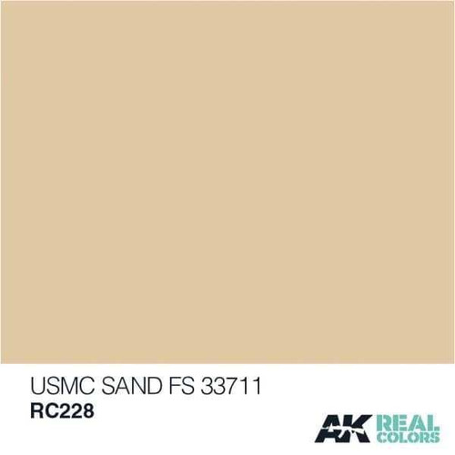 (D) AK Interactive RC228 Real Colors USMC Sand FS 33711 model paint 10ml at MRS Hobby Shop Sandy, Utah, 84070