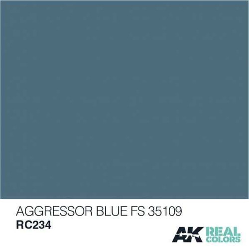 (D) AKIRC234   Real Colors Aggressor Blue FS 35109 10ml