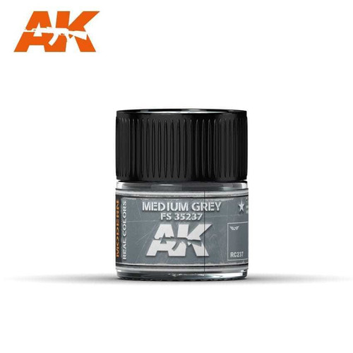 RC237 Real Colors  Medium Grey FS 35237 Acrylic Lacquer Paint 10ml Bottle RC237 Real Colors  Medium Grey FS 35237 Acrylic Lacquer Paint 10ml Bottle