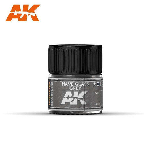 AKIRC245 Real Colors  Have Glass Grey Acrylic Lacquer Paint 10ml Bottle