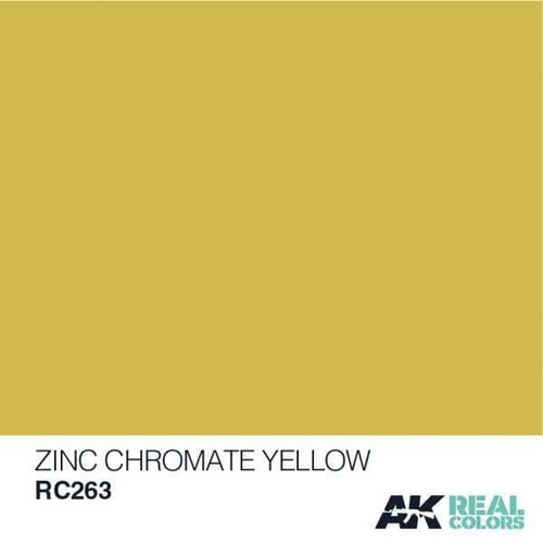 AKIRC263 Real Colors  Zinc Chromate Yellow Acrylic Lacquer Paint 10ml Bottle AKIRC263 Real Colors  Zinc Chromate Yellow Acrylic Lacquer Paint 10ml Bottle