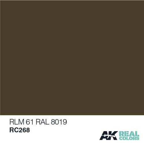 (D) AKIRC268   Real Colors RLM 61 / RAL 8019