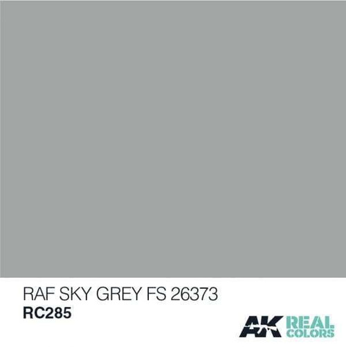 RC285 Real Colors  RAF Sky Grey/DKH L40/52 Grau FS26373 Acrylic Lacquer Paint 10ml Bottle 8436564925862 RC285 Real Colors  RAF Sky Grey/DKH L40/52 Grau FS26373 Acrylic Lacquer Paint 10ml Bottle 8436564925862