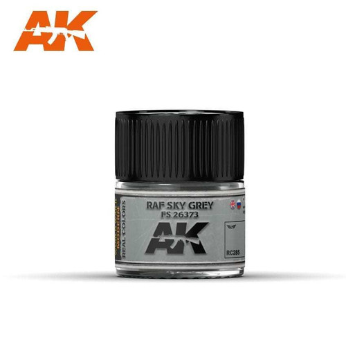 RC285 Real Colors  RAF Sky Grey/DKH L40/52 Grau FS26373 Acrylic Lacquer Paint 10ml Bottle at MRS Hobby Shop, Sandy UT, 84070 RC285 Real Colors  RAF Sky Grey/DKH L40/52 Grau FS26373 Acrylic Lacquer Paint 10ml Bottle at MRS Hobby Shop, Sandy UT, 84070