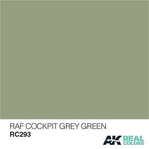 AKIRC293 Real Colors  RAF Cockpit Grey-Green Acrylic Lacquer Paint 10ml Bottle 8436564925947 AKIRC293 Real Colors  RAF Cockpit Grey-Green Acrylic Lacquer Paint 10ml Bottle 8436564925947