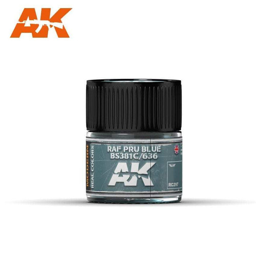 AKIRC297 Real Colors  RAF PRU Blue BS381C/636 Acrylic Lacquer Paint 10ml Bottle AKIRC297 Real Colors  RAF PRU Blue BS381C/636 Acrylic Lacquer Paint 10ml Bottle