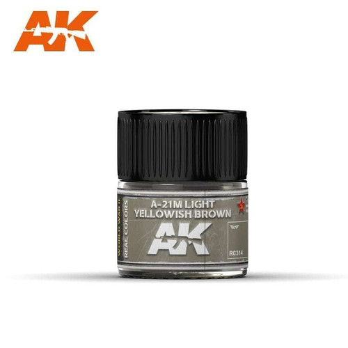 (D) AKIRC314   Real Colors A-21M Light Yellowish Brown 10ml