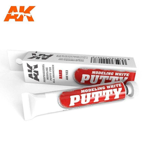 103 White Acrylic Modeling Hard Putty 20ml Tube 103 White Acrylic Modeling Hard Putty 20ml Tube