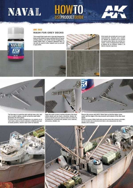 AKI302 AK Interactive Wash For Grey Decks 8436535573023 AKI302 AK Interactive Wash For Grey Decks 8436535573023