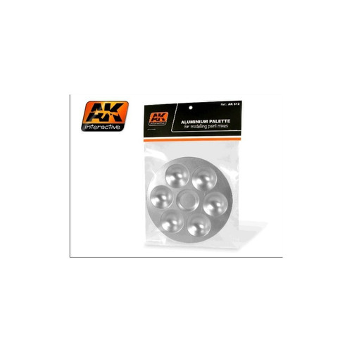 AKI612 AK Interactive Aluminum Pallet 6 Wells