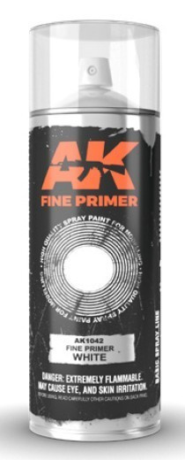 1042 Fine White Lacquer Primer 200ml Spray