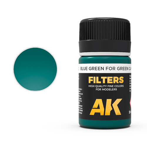 AKI4162 AK Interactive Light Filter For Green Vehicles at MRS Hobby Shop, Sandy Utah, 84070