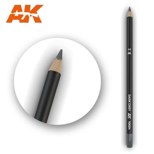 AK Interactive 10024 Weathering Pencils  Dark Grey at MRS Hobby Shop Sandy, Utah, 84070