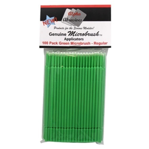 FXF1352  Regular Applicator Brush - Microbrush(R) -- Green pkg(100)