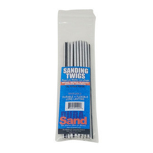 21005 Sanding Twigs, 20 Pieces Bagged, 100/180 Black
