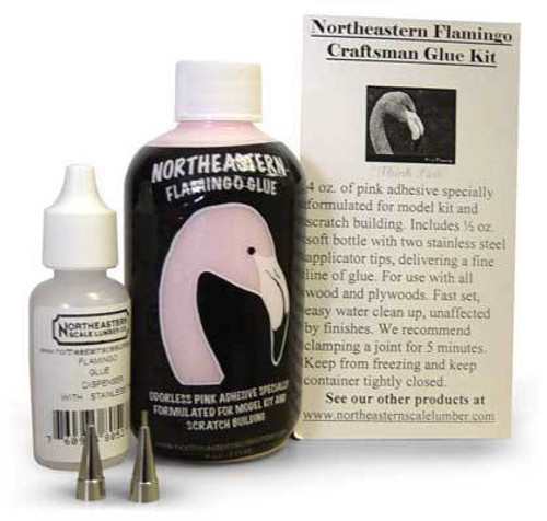 (SO) 521-FLAMGK Flamingo Glue Kit w/Applicator Bottle