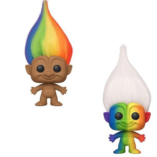 Chase - FU47205 Trolls Rainbow Troll 10-Inch Pop! Vinyl Figure