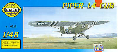 SR822 Piper L-4 Cub plastic model kit 1/48