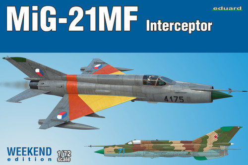 7453 Mikoyan MiG-21MF Interceptor Weekend edition kit 1/72